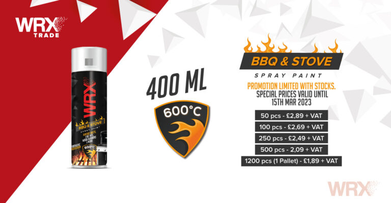 WRX Flat Burgundy Spray Paint Solvent Based 400ml High-Performance